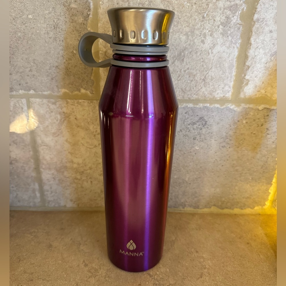 Manna K-State Purple Insulated Water Bottle